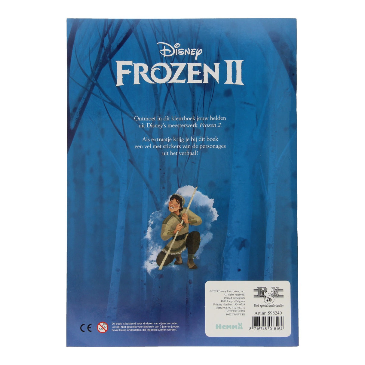 Book de couleur Disney Frozen II avec autocollants