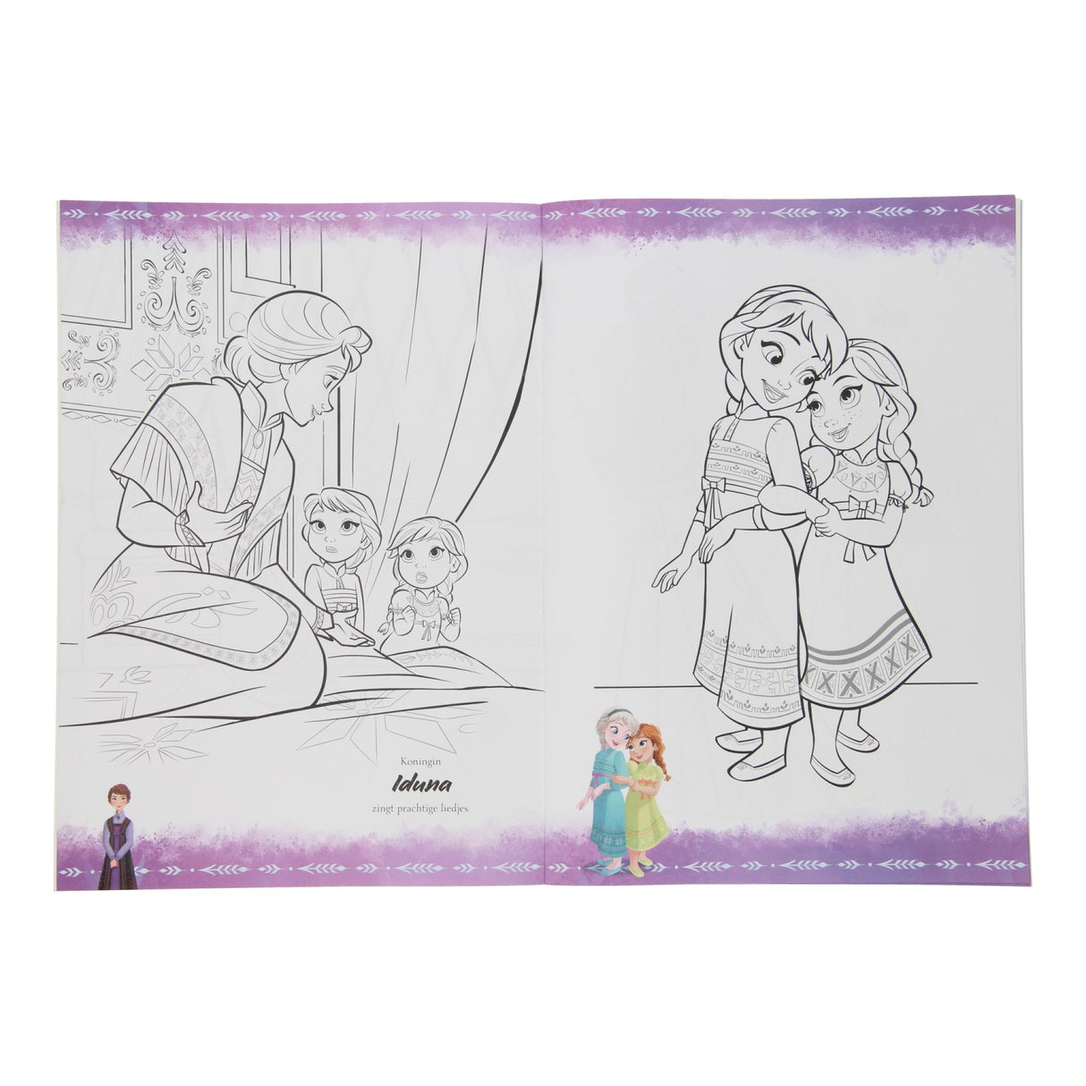 Libro a colori Disney Frozen II con adesivi