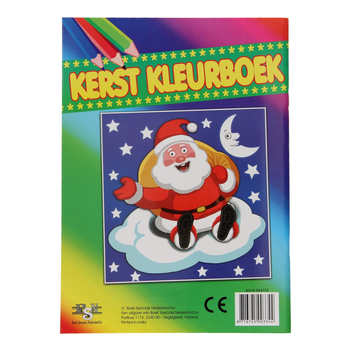 Libro Especiales Nederland BV para colorear navideño