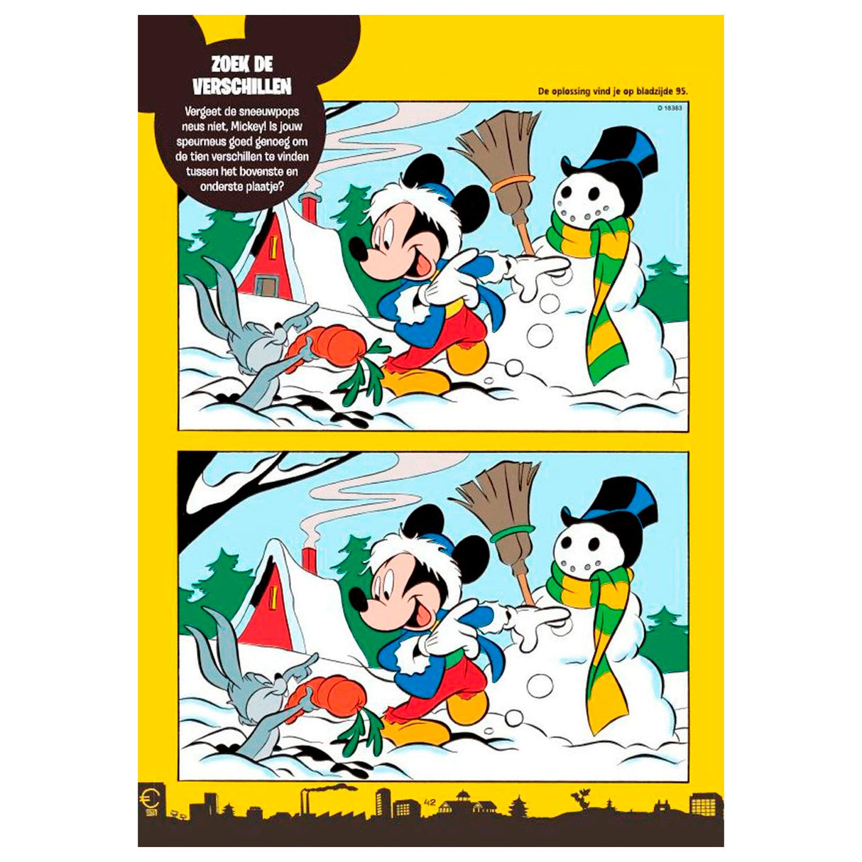 Knjižna posebnost Nederland BV Mickey Mouse Winterboek