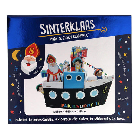 Basic Sinterklaas Maak Je Eigen Stoomboot