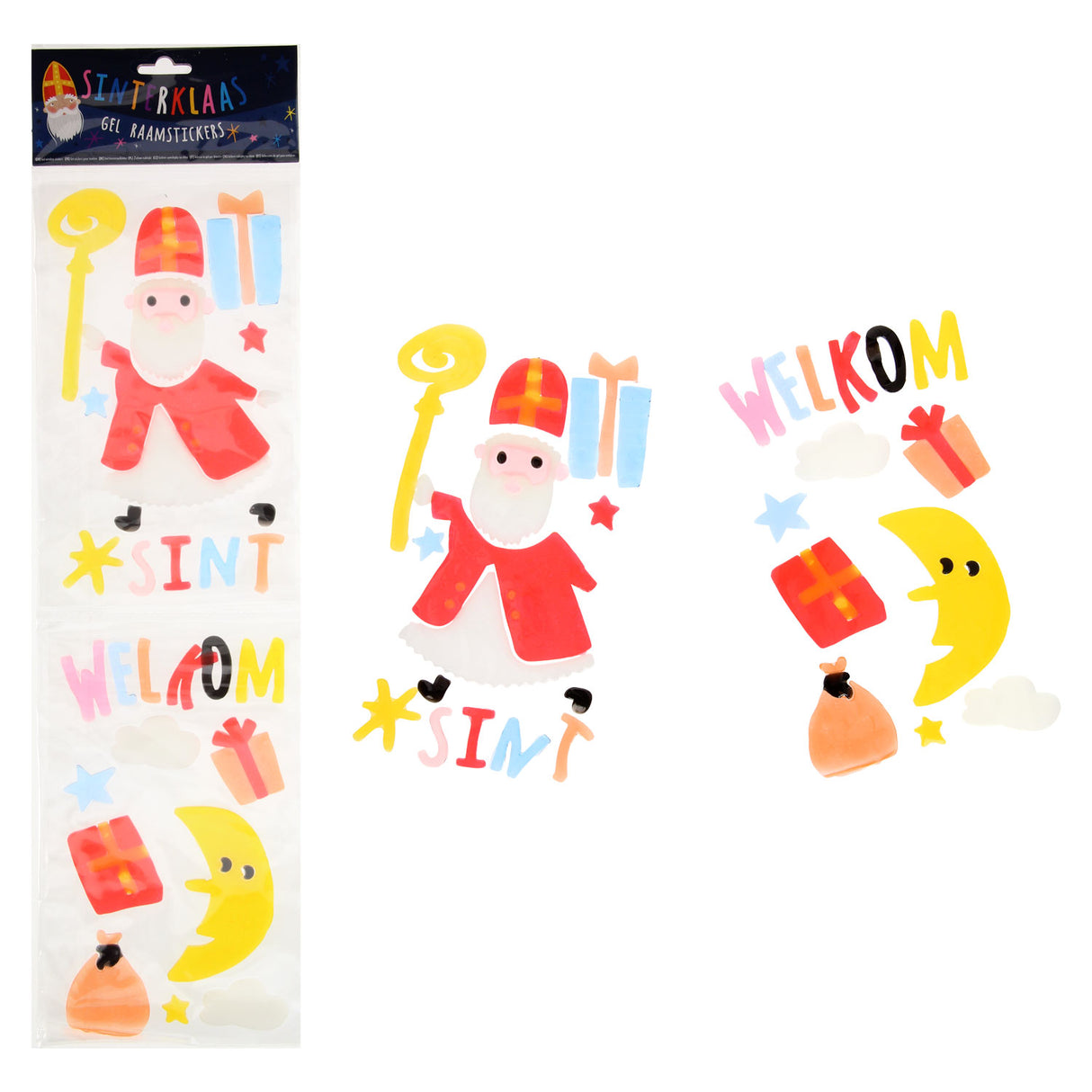 Raamstickers Sinterklaasfeest