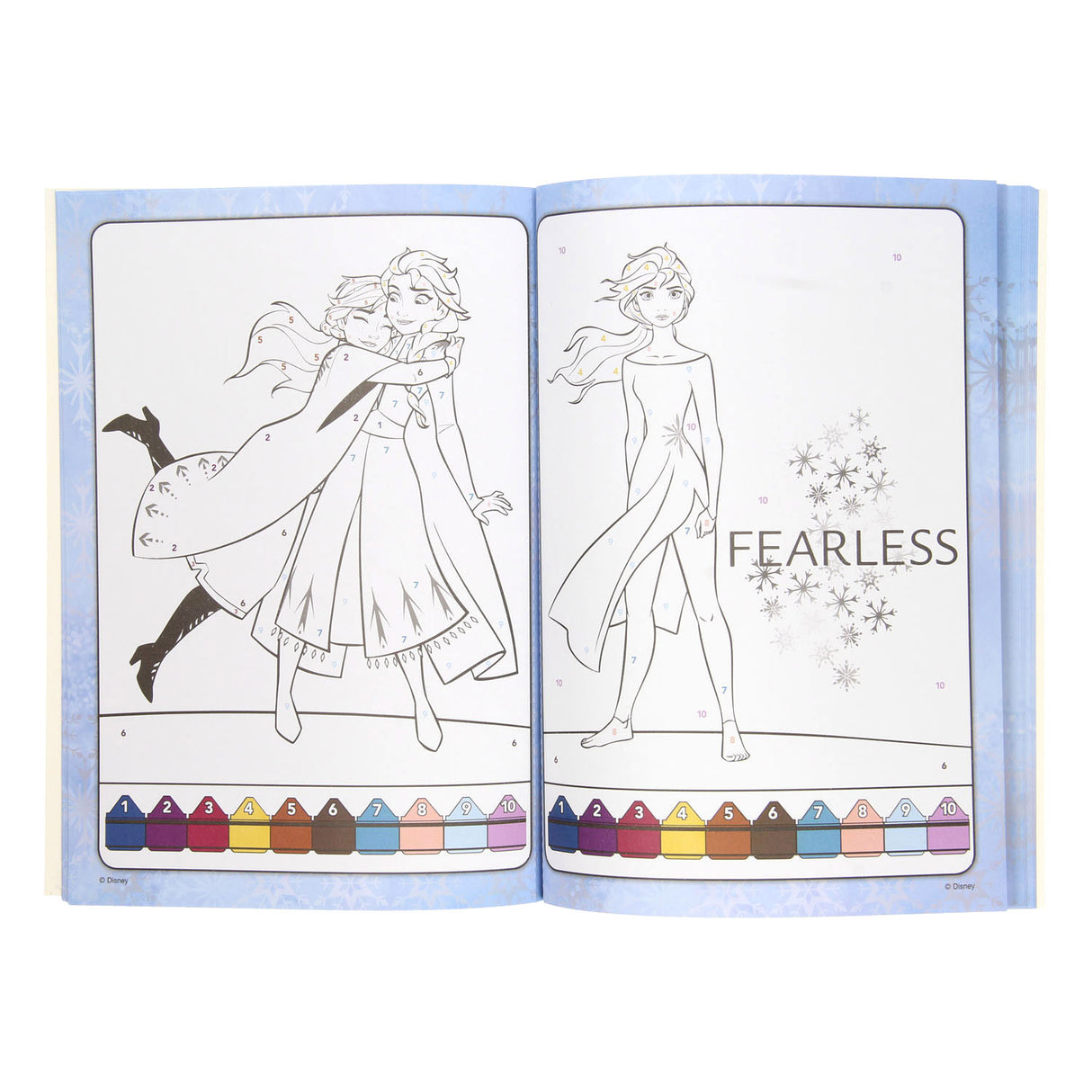 Book Specials Nederland bv Couleurs par numéro Frozen