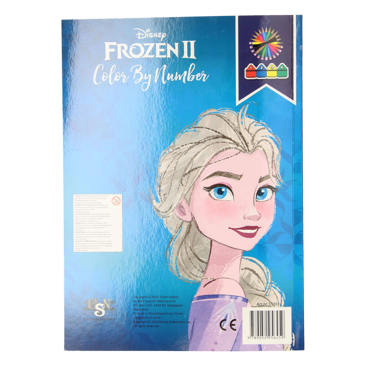 Book Specials Nederland bv Couleurs par numéro Frozen