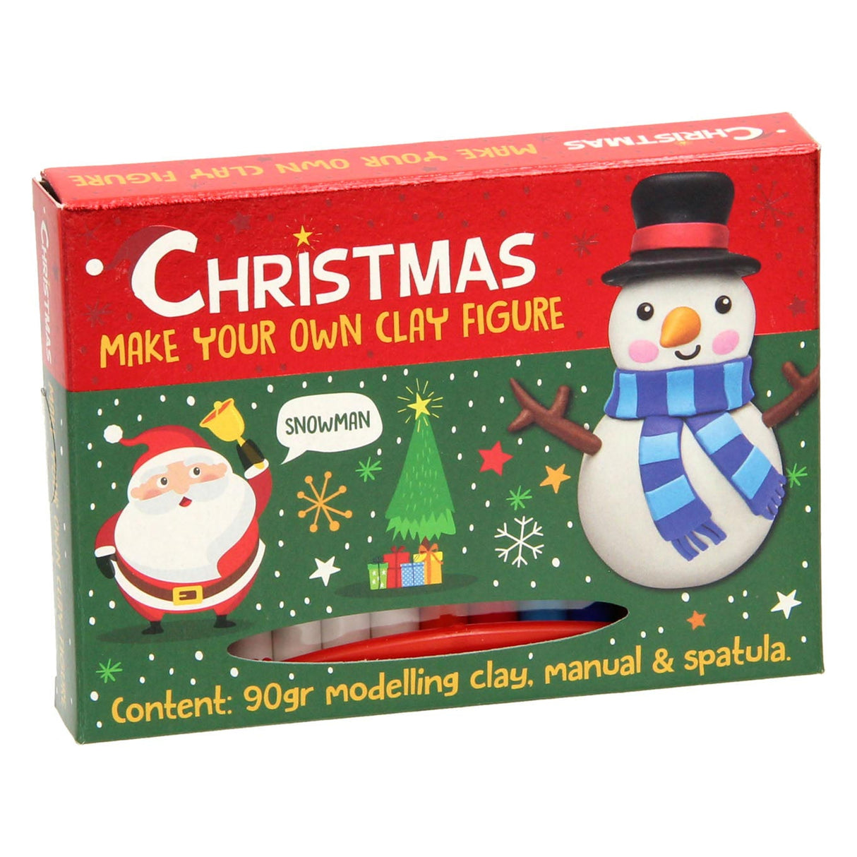 Make your own Christmas clay figure