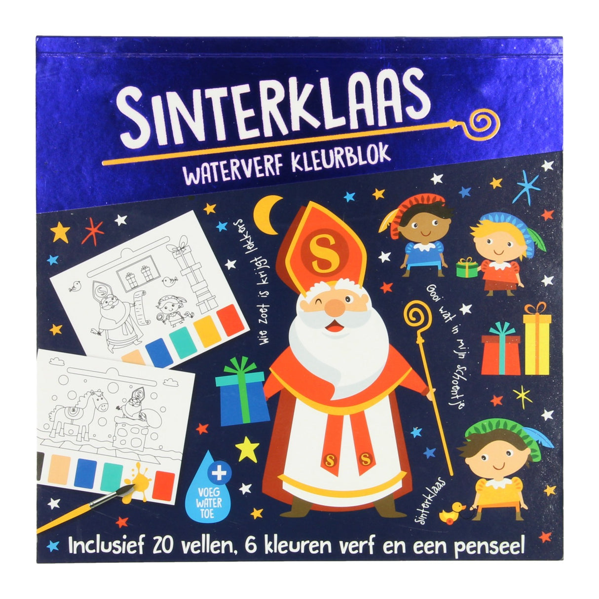 Waassercolor Faarfblock Sinterklaas