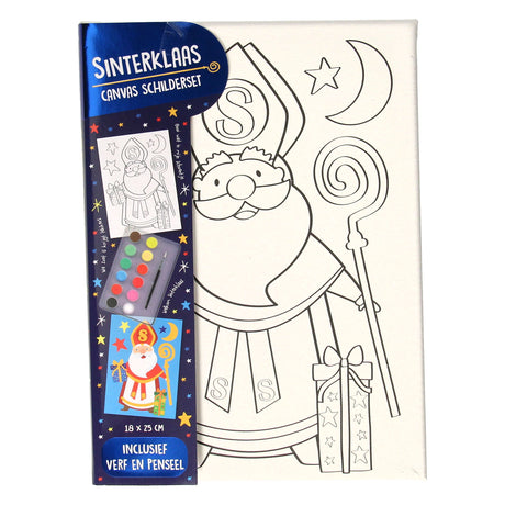 Wins Holland Canvas Sinterklaas Molerei Set