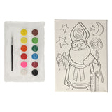 Conjunto de pintura de lienzo sinterklaas