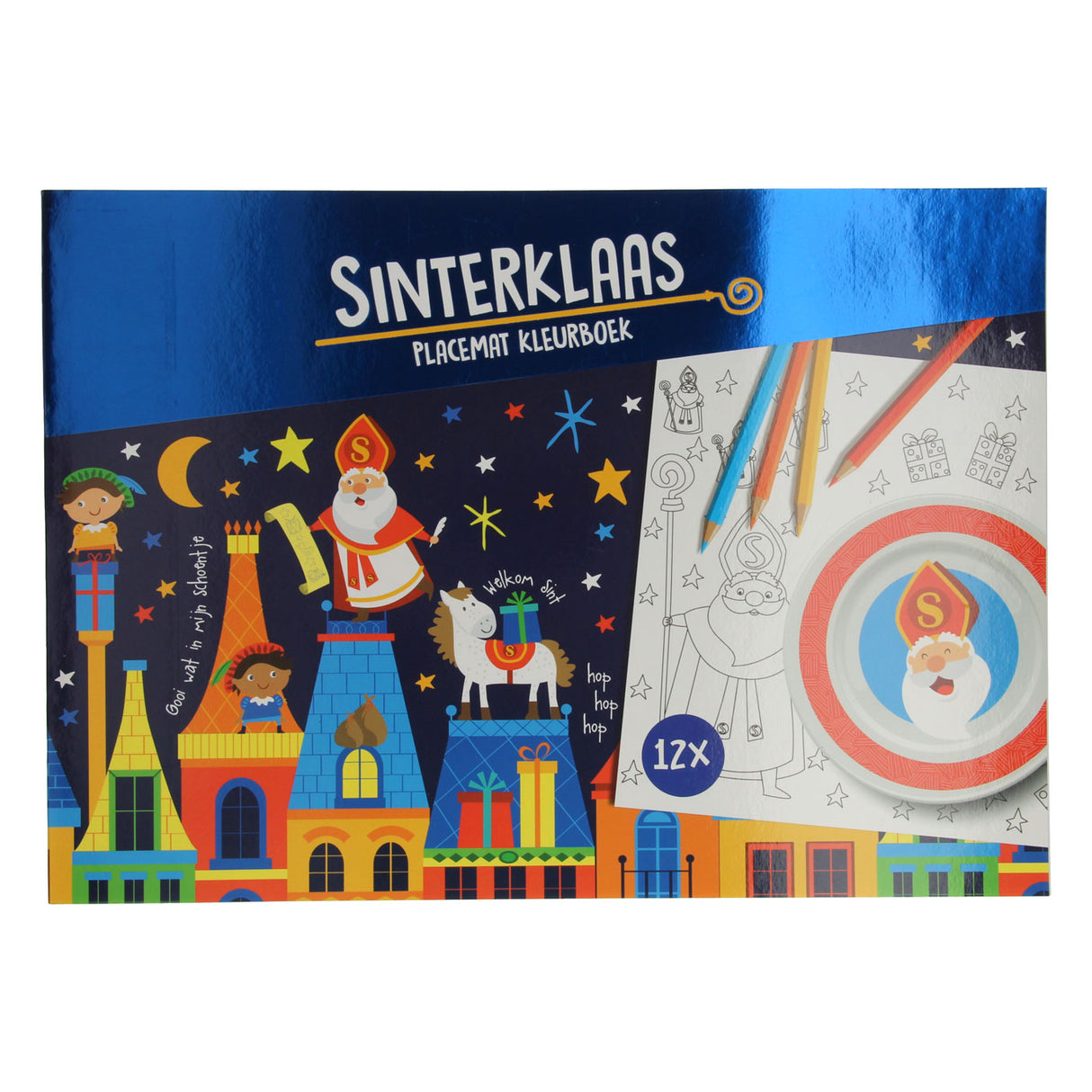 Pochemats Colorbook Sinterklaas, 12st.