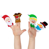 Machen Sie Ihren eigenen Filzfinger Pops Weihnachten, 4st.