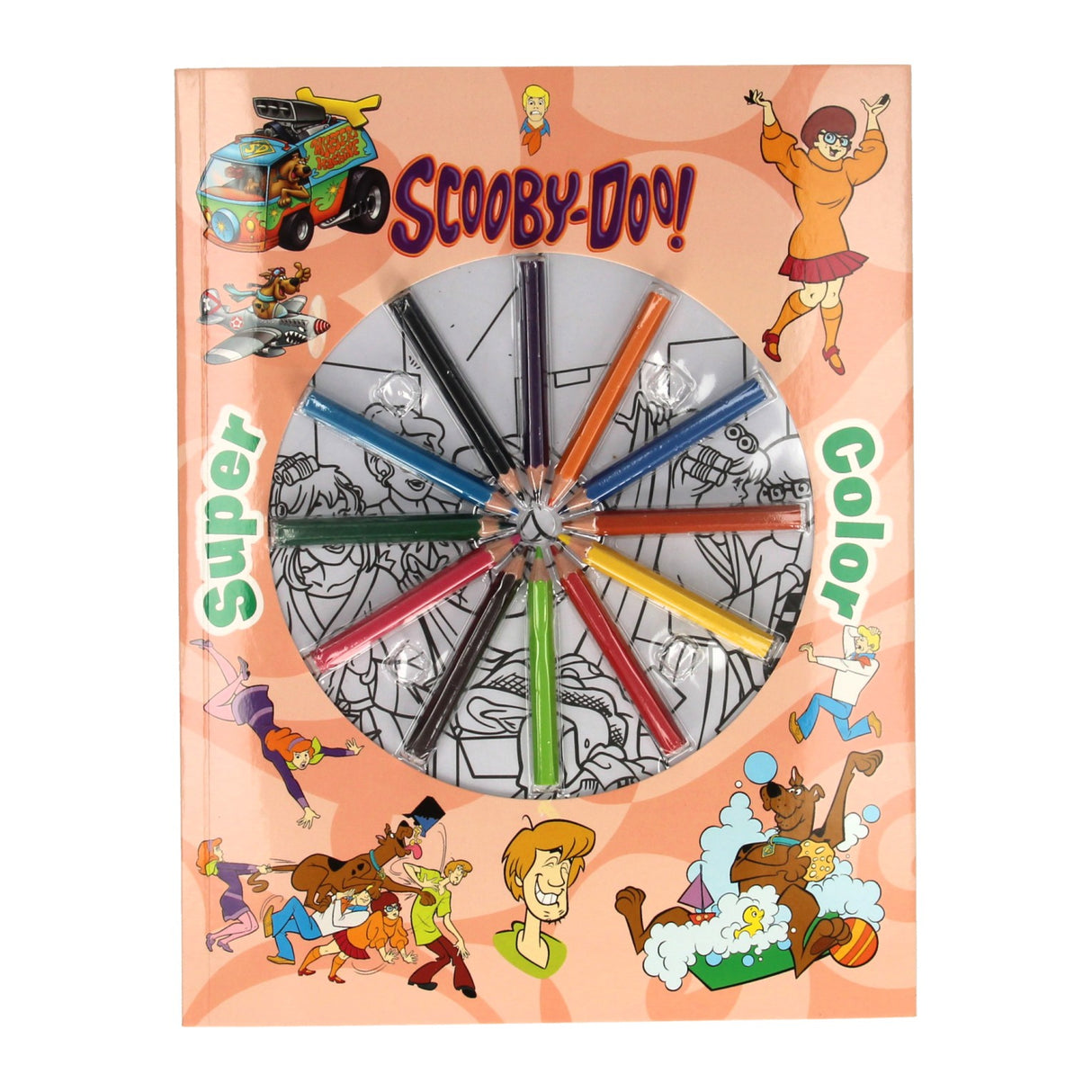 Super Faarf Faarfbook Scooby-Dooo mat Bleistift