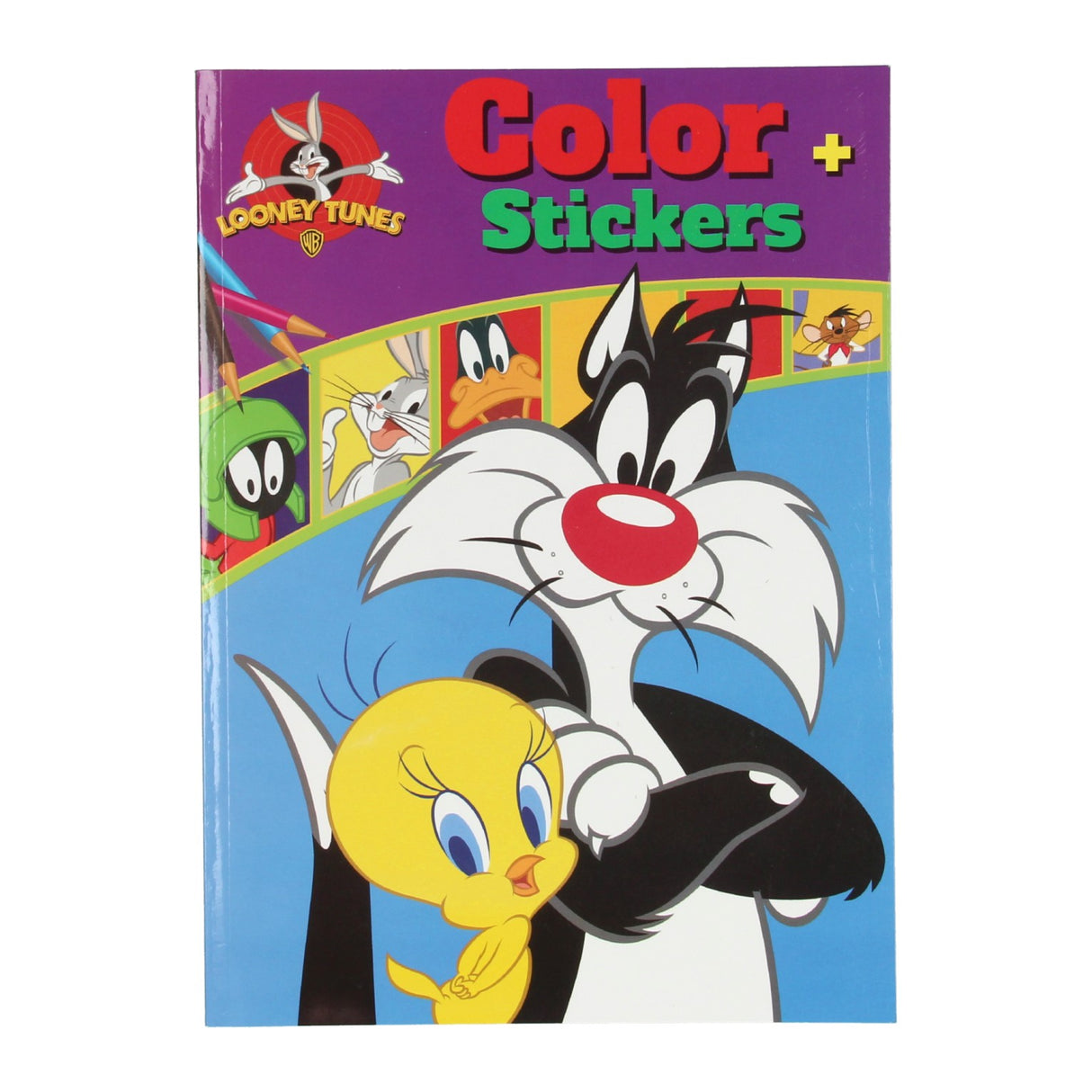 Warner Bros Colorbook Looney Melodien mit Aufklebern