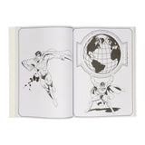 Warner Bros Color Color Book Superman avec autocollants