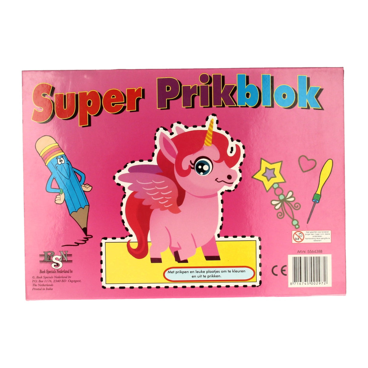 Boek Specials Nederland BV Super Prikblok with Pin Pen