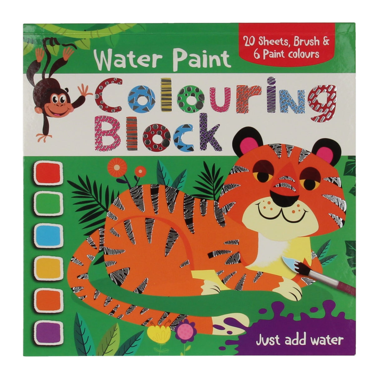 Wins holland watercolor color block jungled animals