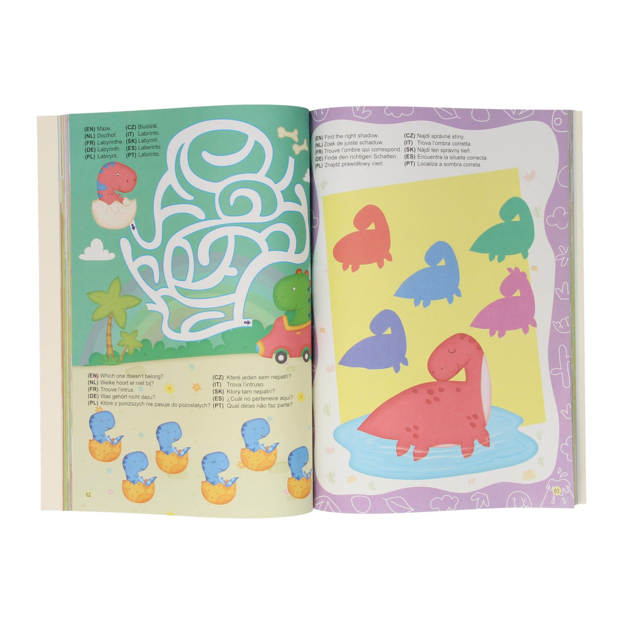 Wins Holland Color Activities Book Dino