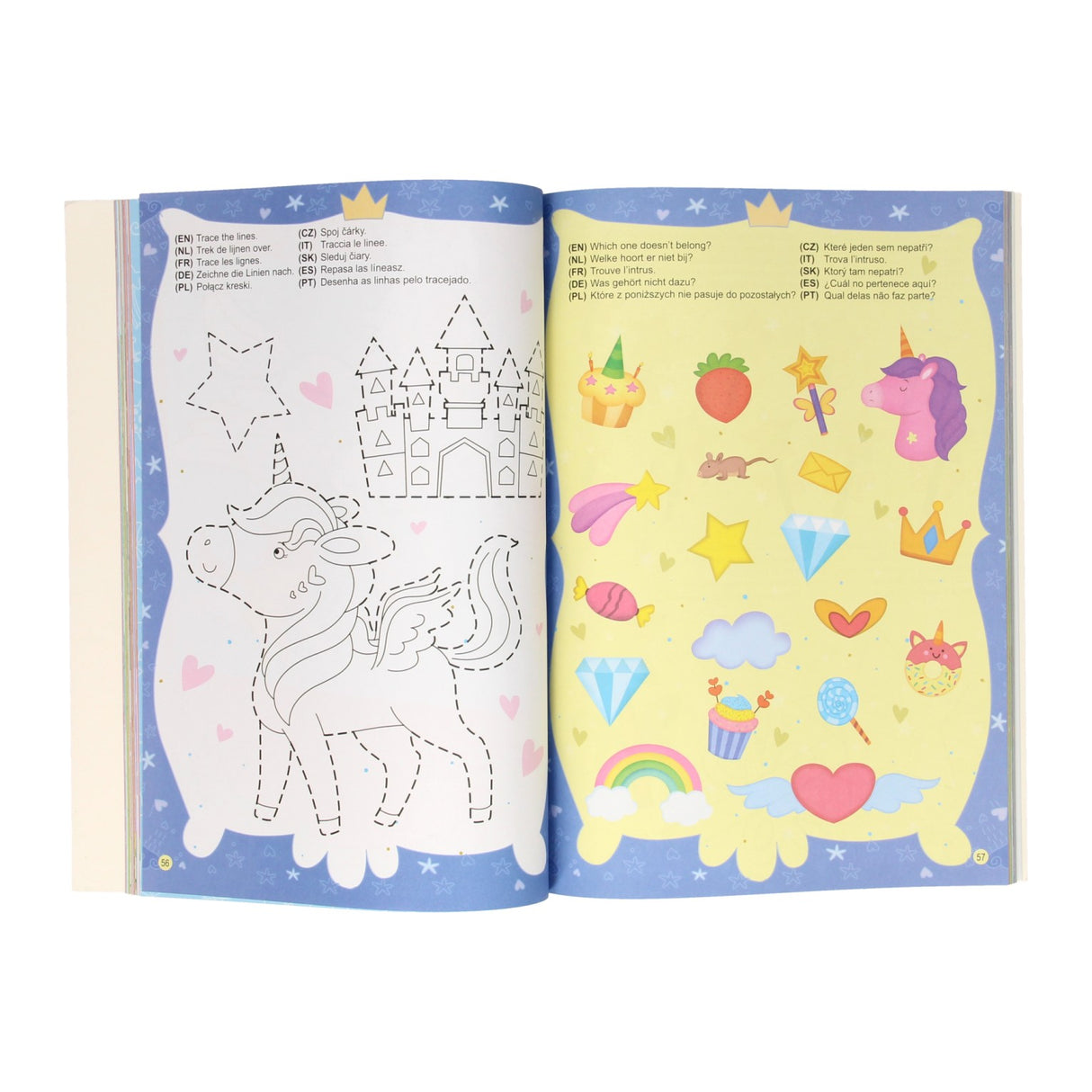 Vinder Holland Colours Activity Book Unicorn