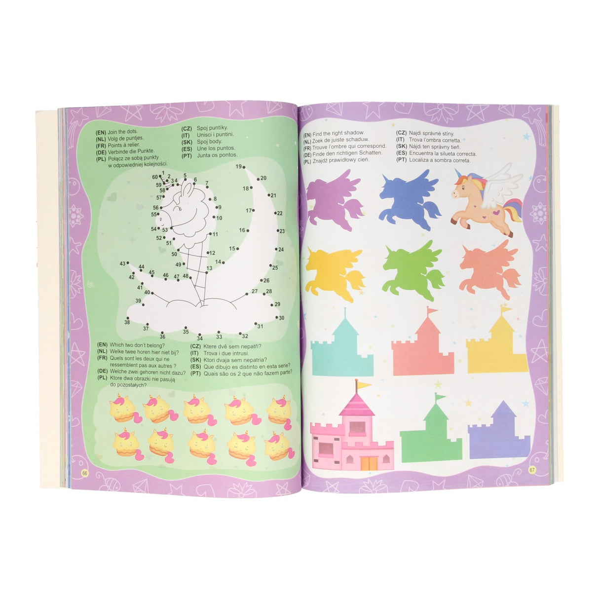 Wins Holland Colors Activities Book Unicorn