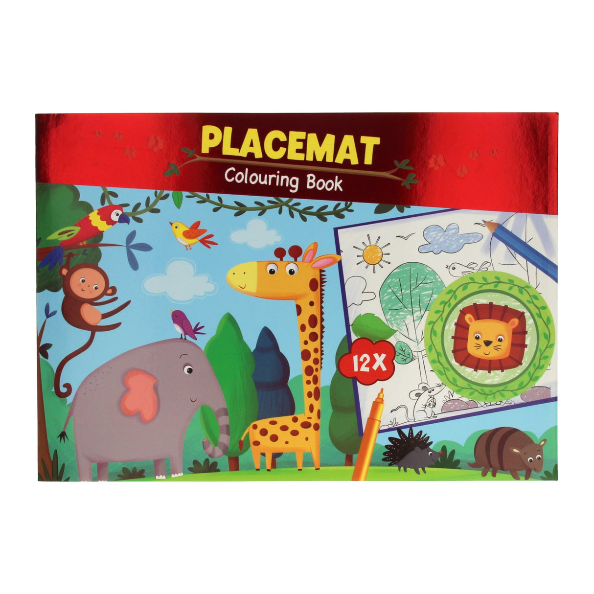 Wins Holland Placemat Kleurboek Jungle