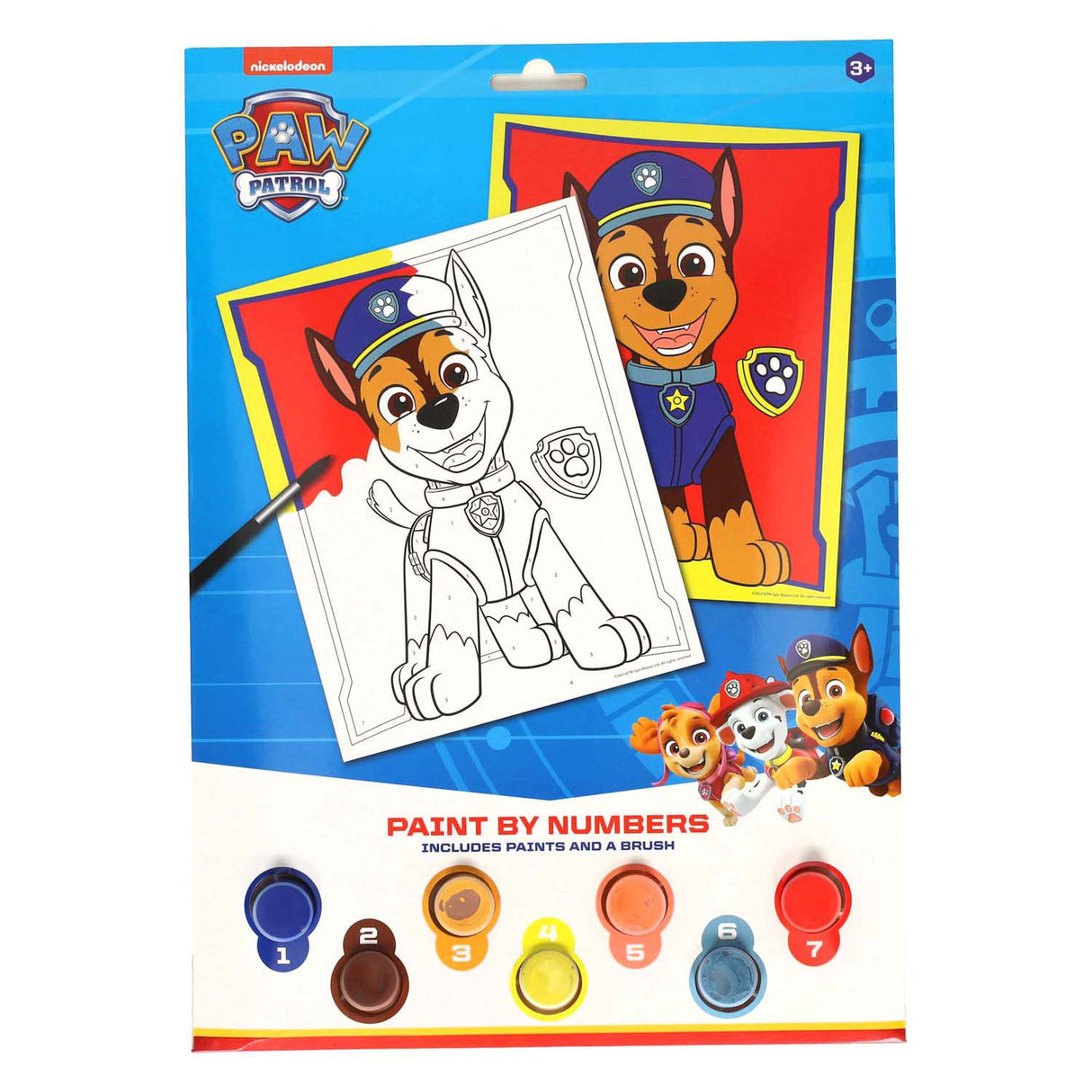 Vinner Holland Colors by Number Paw Patrol