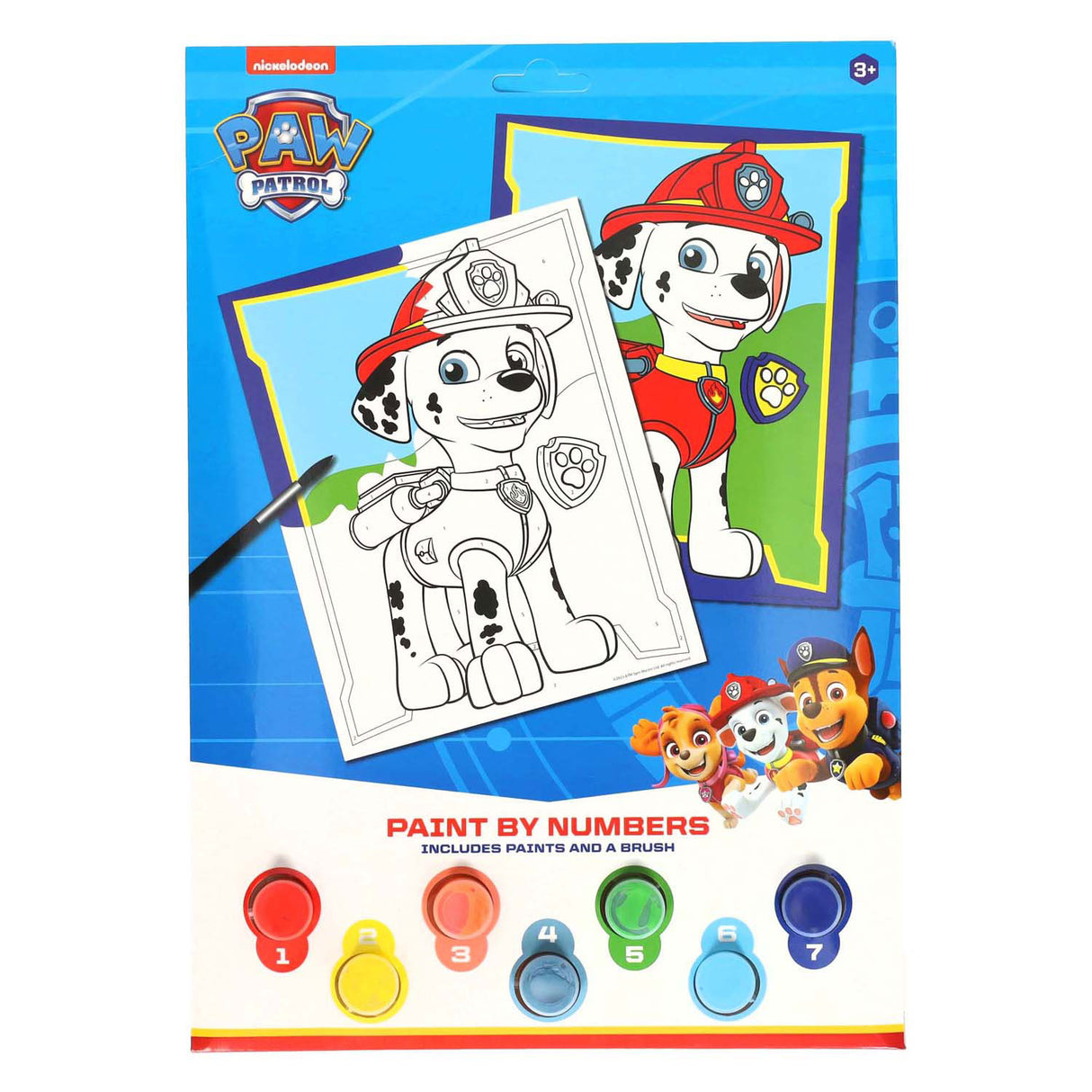 Vinner Holland Colors by Number Paw Patrol