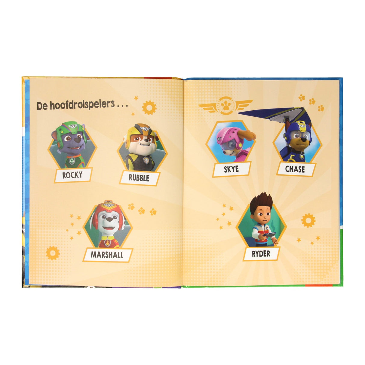 Vince il libro di lettura Holland The Puppes Stop the Droni Paw Patrol