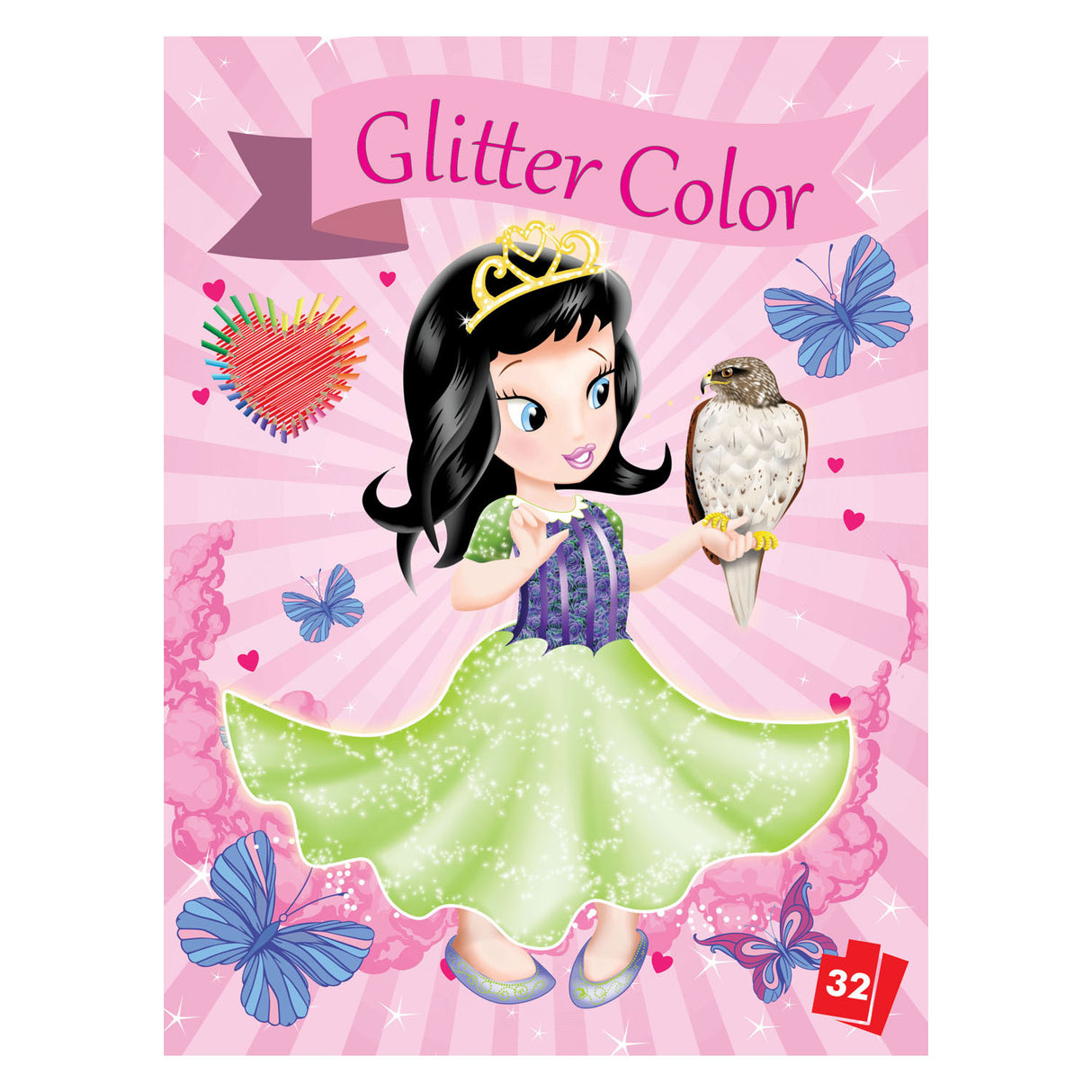 Book Specials Nederland BV Colorbook with glitter pages