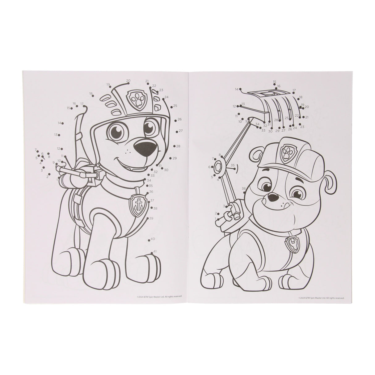 Vince Holland Connect the Points Colorbook Paw Patrol