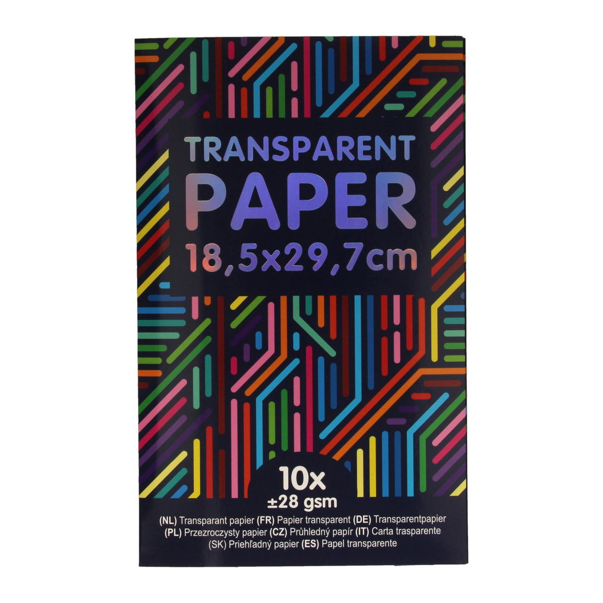 WIN Holland transparent Pabeier faarweg, 10st.