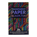 WIN Holland transparent Pabeier faarweg, 10st.