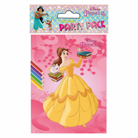 Knižní speciály Nizozemsko bv Disney party omalovánky princezna, 6 ks.