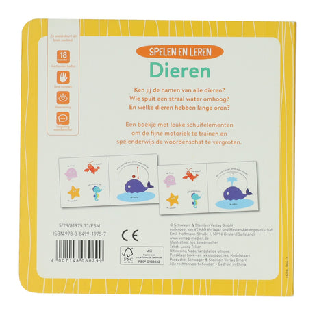 Gewannt Holland Rutschbuch fir Déieren ze spillen an ze léieren