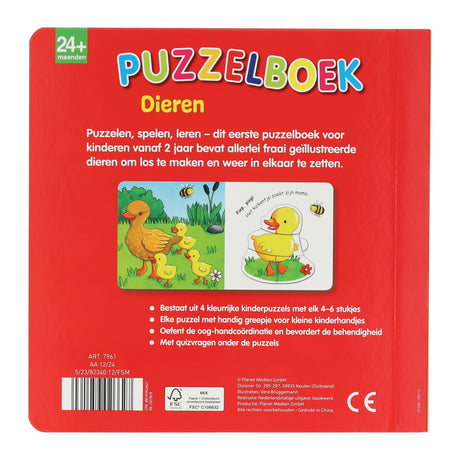Vyhrává Holandsko puzzle zvířátka - 4 hádanky