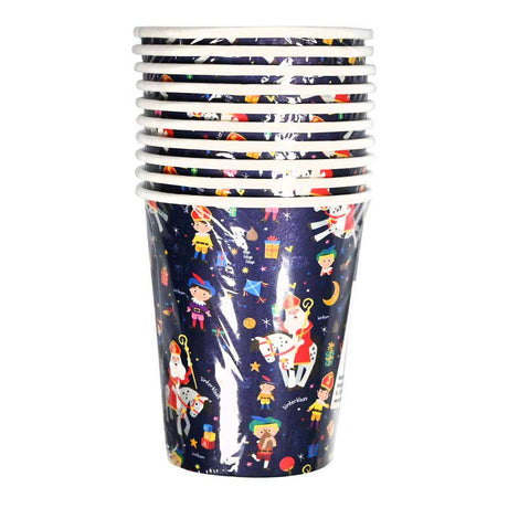 Wins Holland paper cups Sinterklaas party - 10 pcs.
