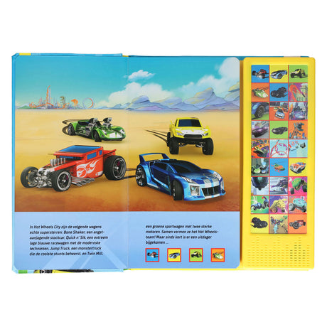 Gagne Holland mon grand livre de sons Hot Wheels - avec 27 sons