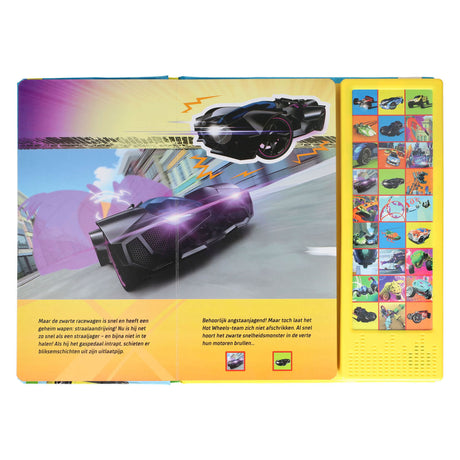 Gagne Holland mon grand livre de sons Hot Wheels - avec 27 sons