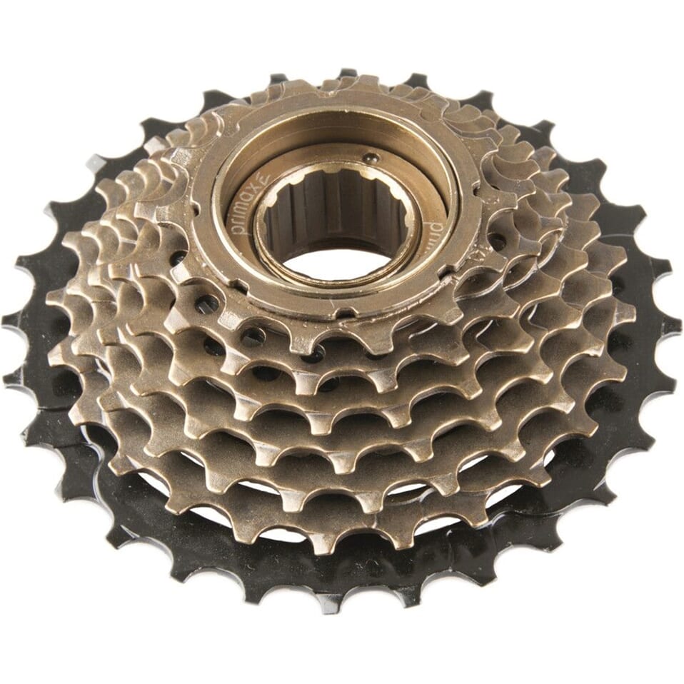 Primax E Freewheel 7 Vitesse 14-28T Black-brun dans la boîte