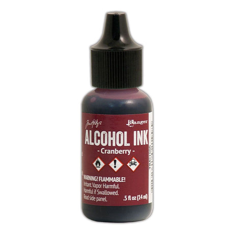 Tinta Ranger Ranger • Tim Holtz Tinta Álcool Cranberry 14ml