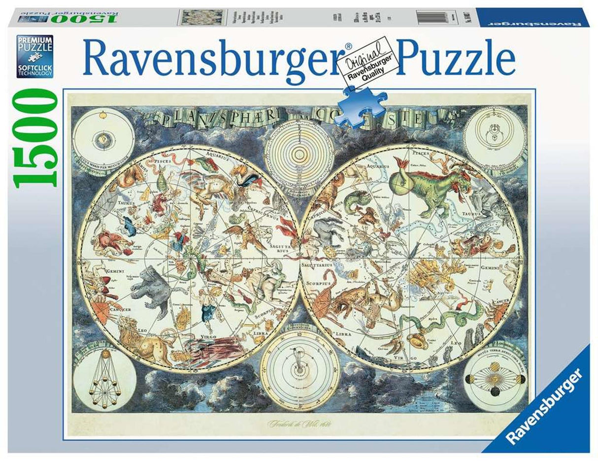 Ravensburger puzzle world map animals