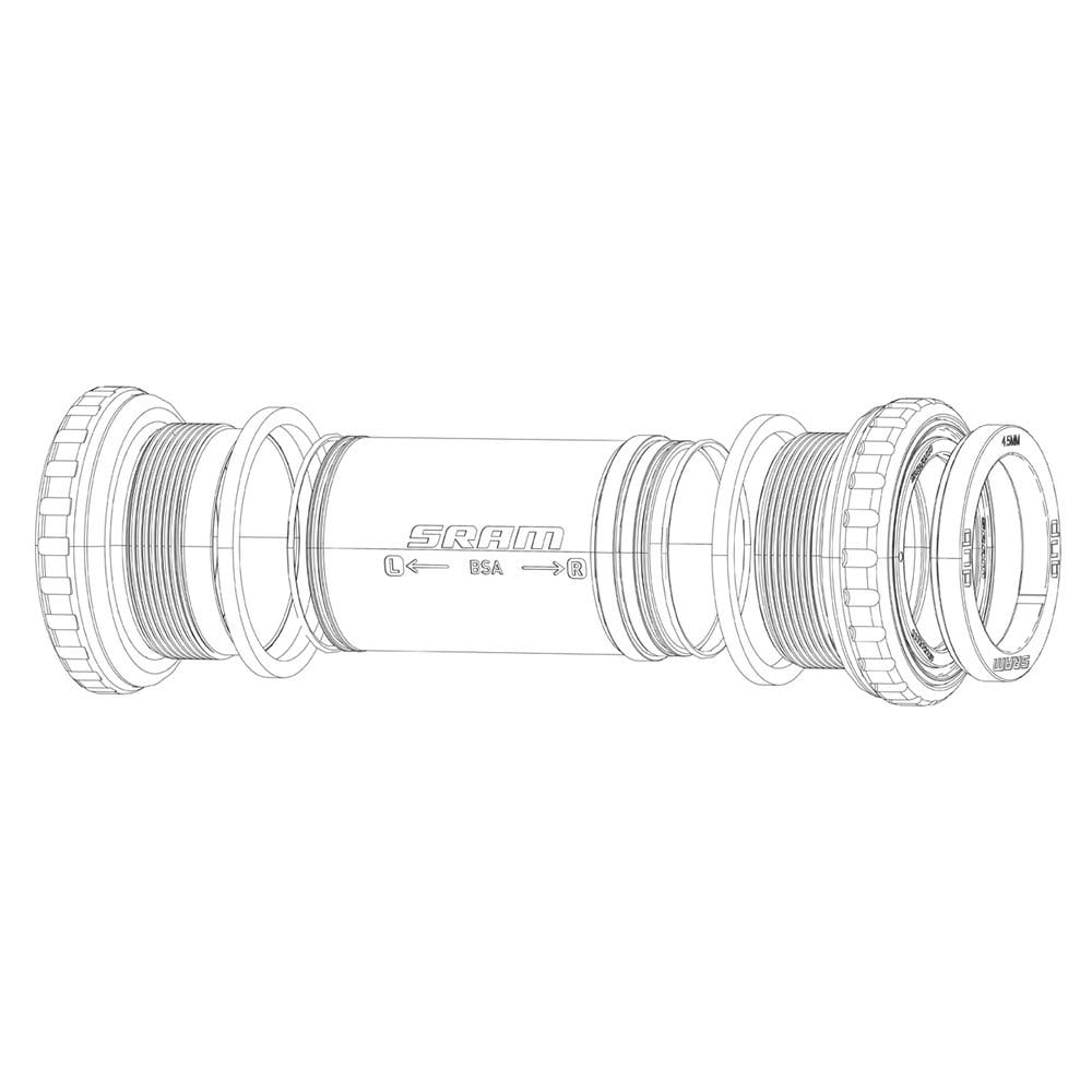 Sram Spacer Set Bottom Bracket Spacer Set Dub mtb Road v3