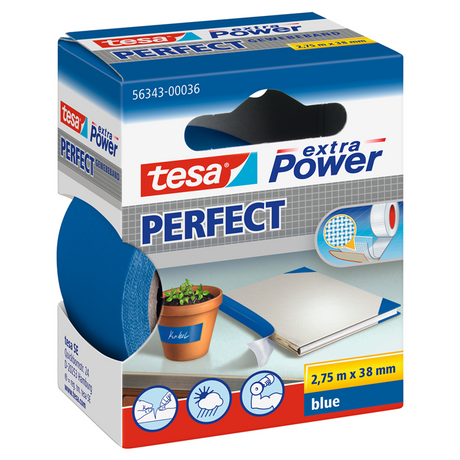 Tesa 1067630 - extra power repair tape 2.75 meters 38 mm blue | 6 pieces
