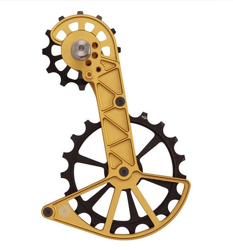 Derailleur cage wheels oversized R7000 R7100 gold