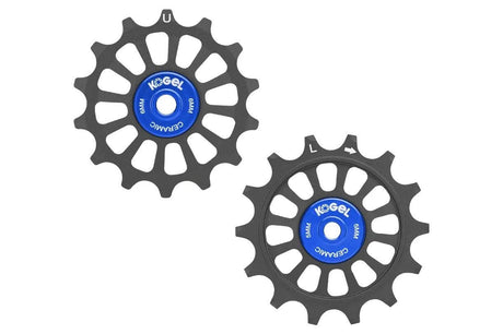 Sram ball bearing derailleur pulley set 12sp cross 14 14t black