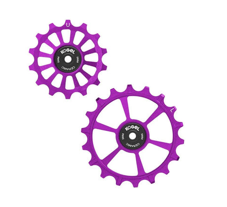Sram ball bearing derailleur pulleys cross 14 18t transmission purple