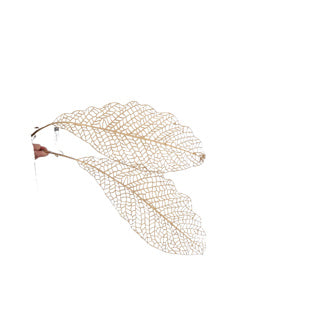 Keng Mark kënschtlech Blat Spray Gold 113cm