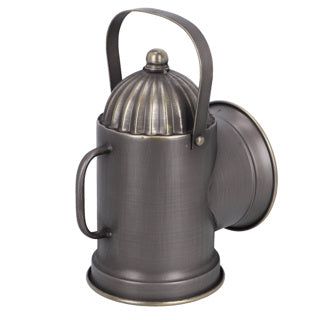 Ingen brandklocka lykta mässing metall 13,5x19x26,5 cm