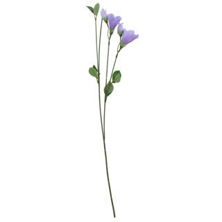 No brand Kunstblume Campanula hellblaue Seide 60 cm | 4 Stück