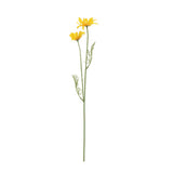No brand artificial flower daisy yellow silk 56cm | 4 pieces