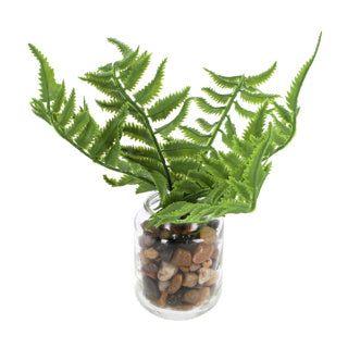 Countryfield konstgjord växt pteropsida i kruka 19 cm grön assorterad | 2 st