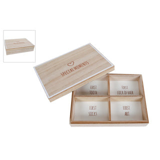 Nėra prekės saugojimo dėžutės specialūs momentai 17,5x13x4 cm | 3 vnt